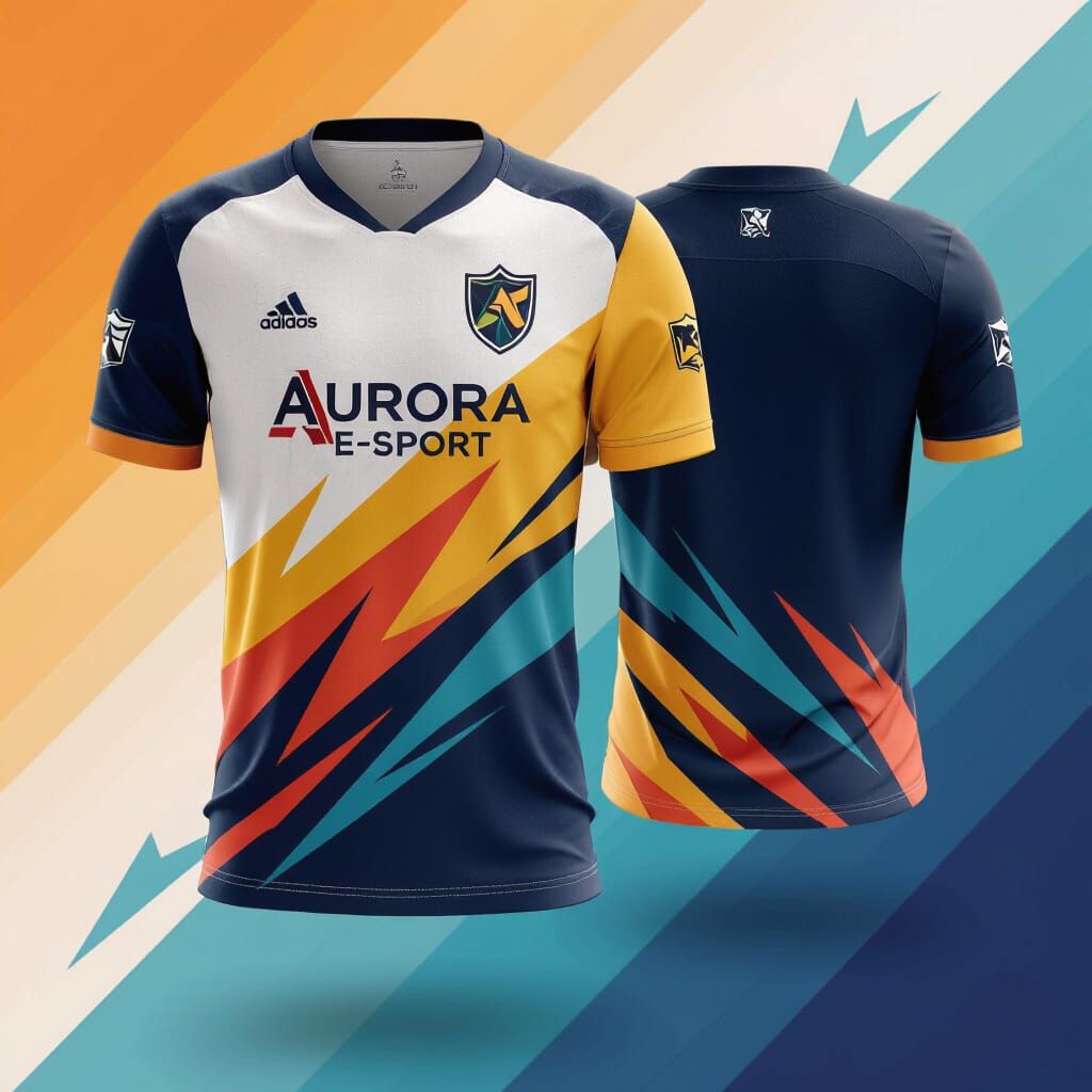AURORA E-SPORT Jersey: Clean & Stylish Design