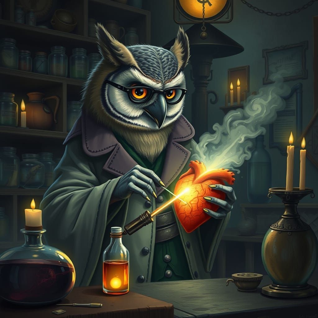 Mystical Alchemy of the Laser Bear Heart