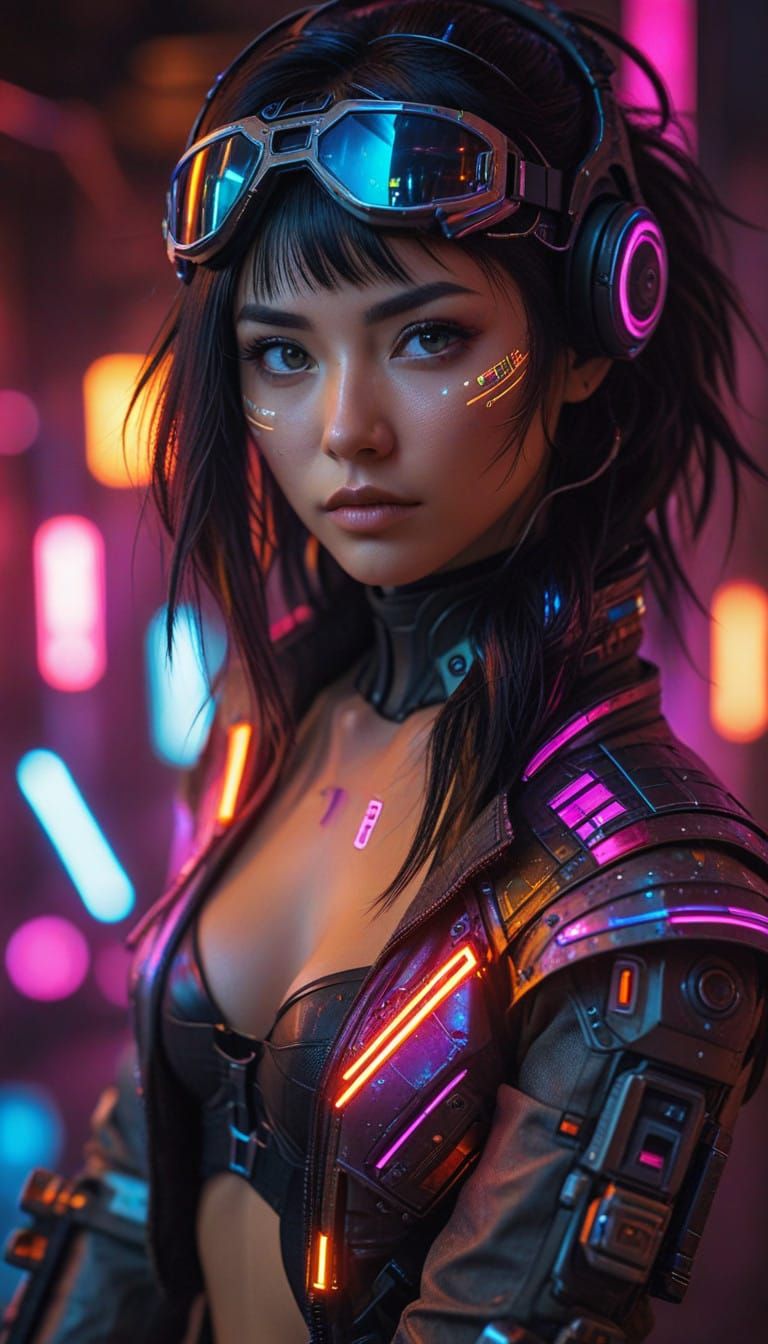 Cyberpunk Moxxie Techie