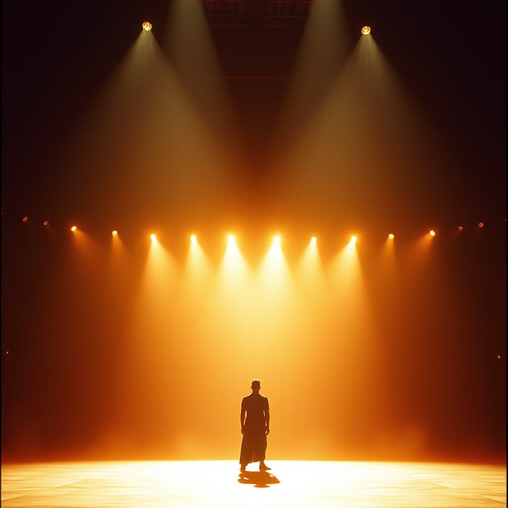 Ethereal Moment of Glory in Cinematic Lighting