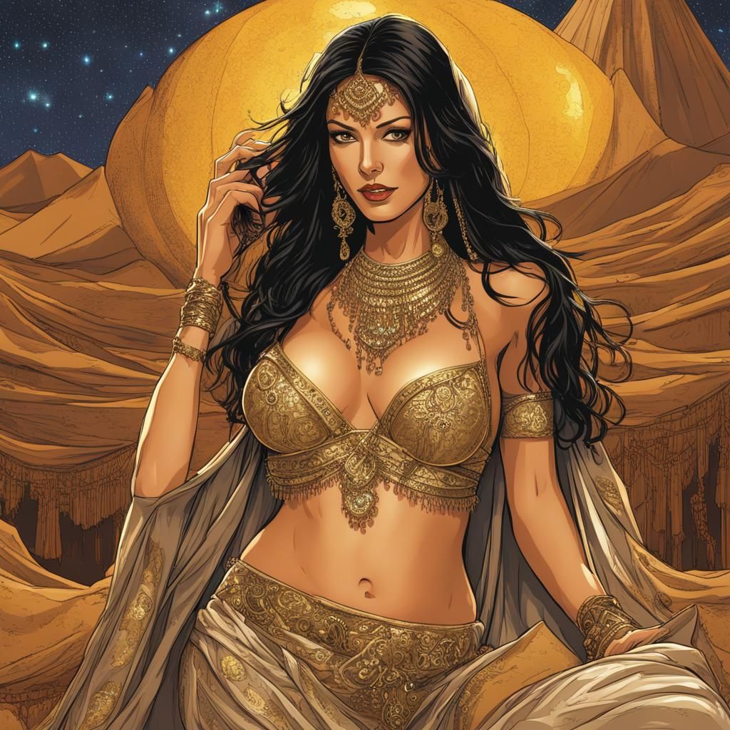 Catherine Zeta Jones as Fantasy Belly Dancer