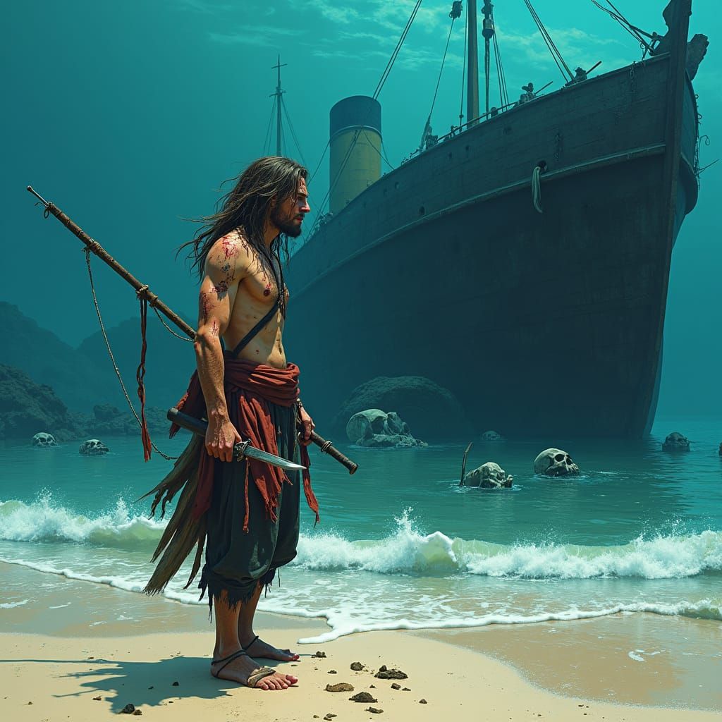 Shipwreck Survivor on Deserted Island: Anime Style