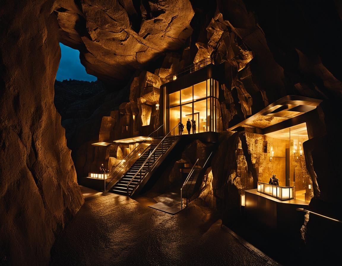 Luxury Hotel Hidden in a Rugged Mineshaft