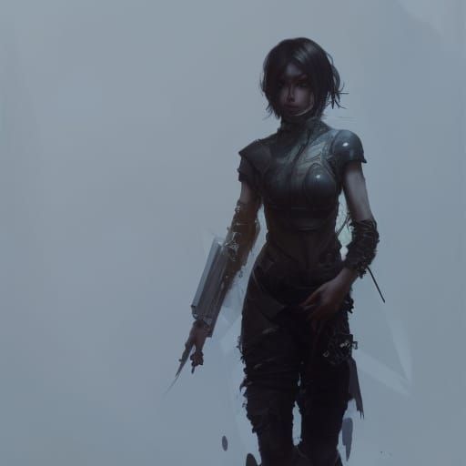 Cyberpunk Techwear Character Portrait in Octane Render