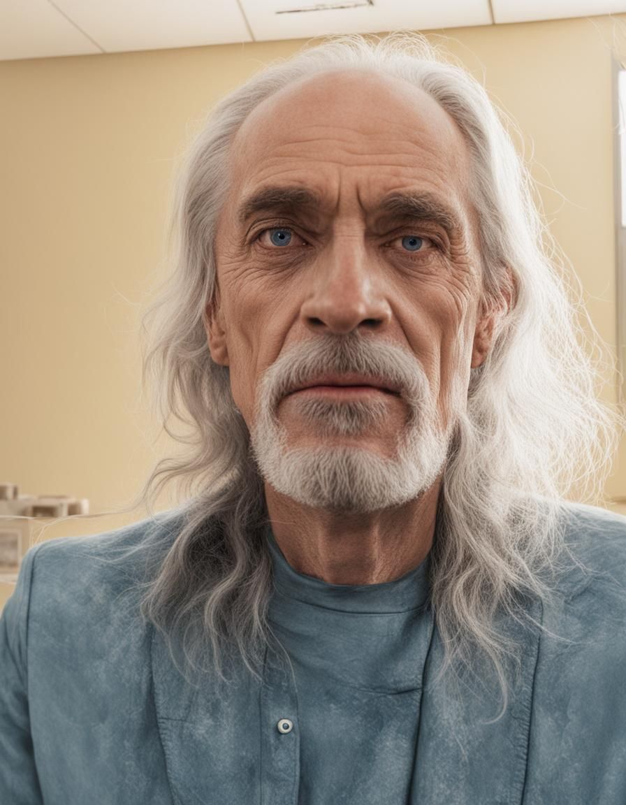 Surreal Portraits in a Pristine White Laboratory