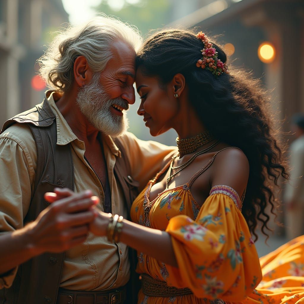 Surreal Dream of Whimsical Dance in a Fantastical World