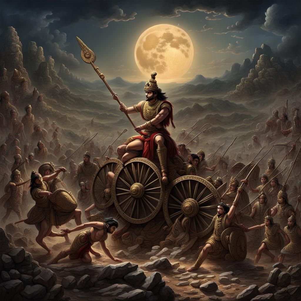 Abhimanyu's Last Stand: Epic Mahabharata Battle