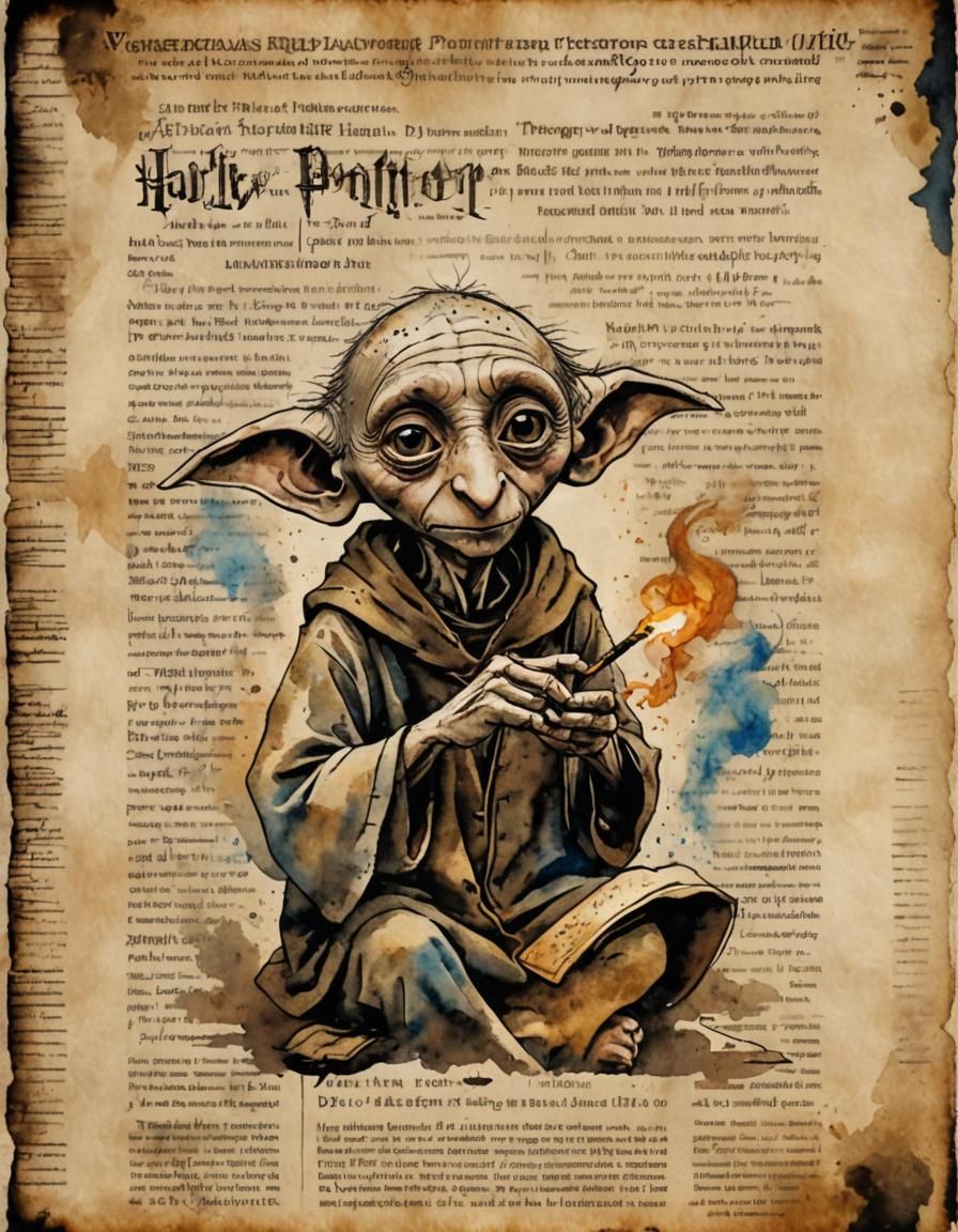 In the world of Harry Potter, Dobby, was spotted smoking