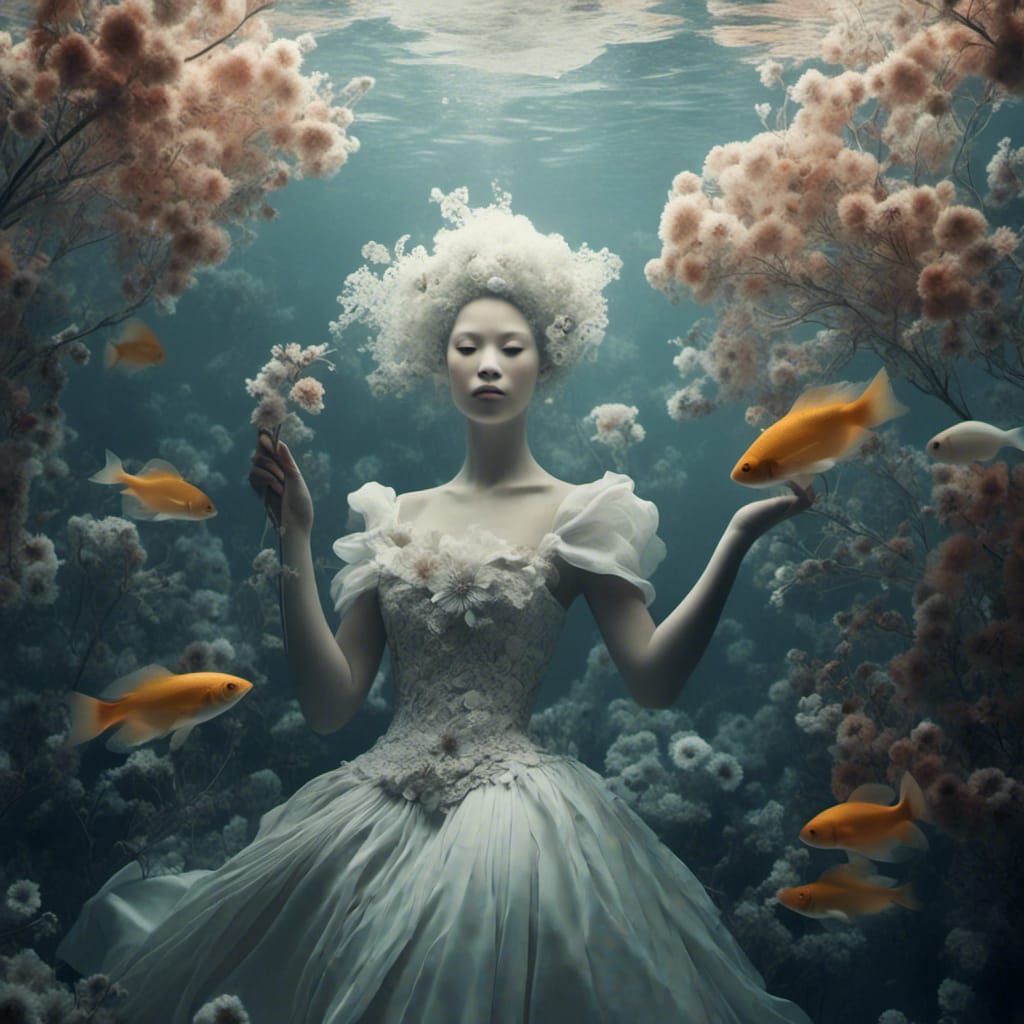 Ethereal Moon Goddess Portrait