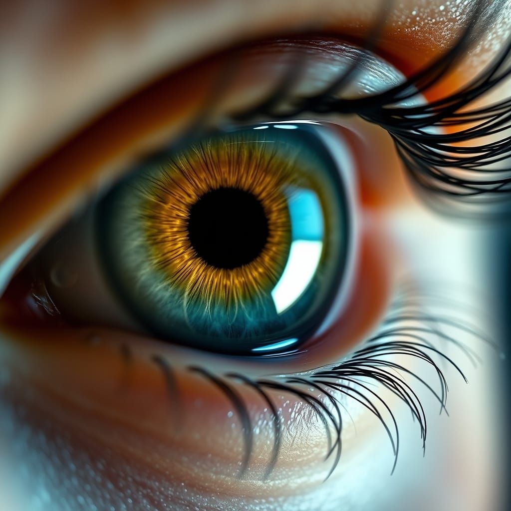 Stunningly Realistic Human Eyes in Ultra-HD