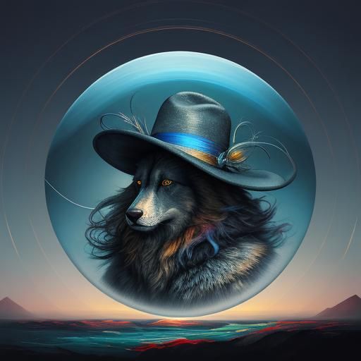 Surreal Animal-like Being Offering a Gift