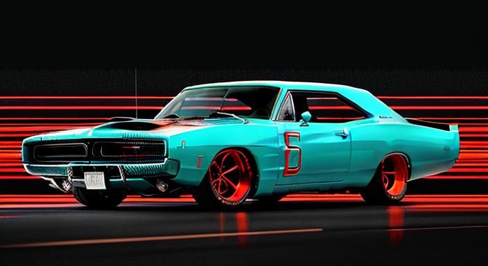 Custom Dodge Charger Daytona Stationwagon in Otomo Style