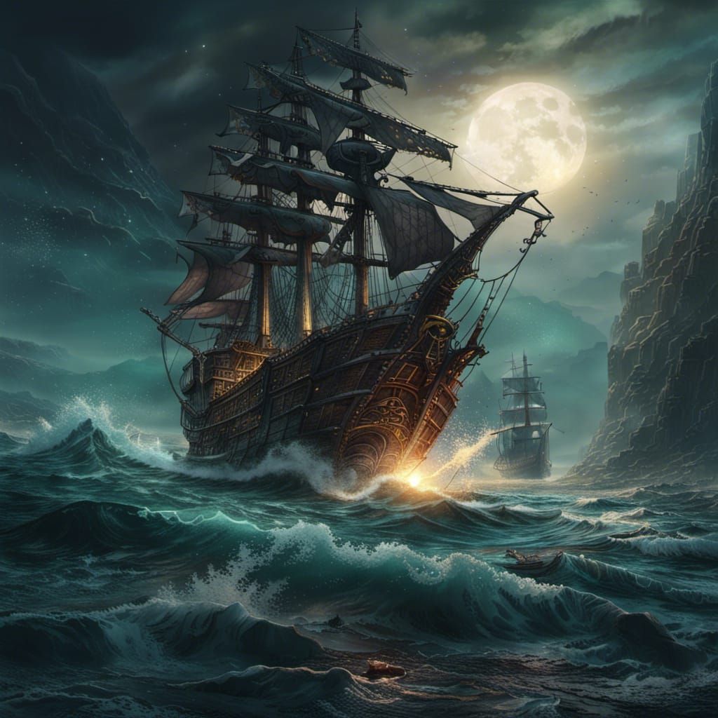 Epic Pirate Ship Battle in Astral Sea