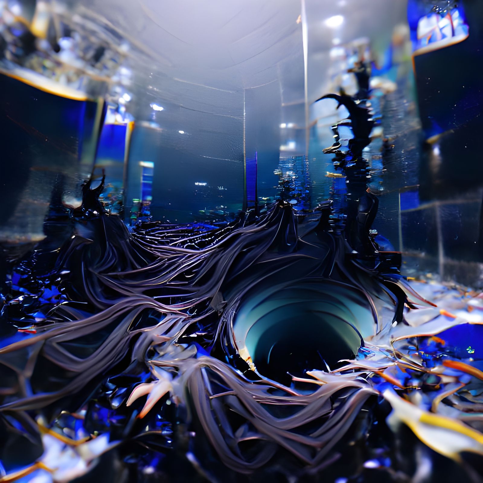 Abstract Dark Abyss of Infinite Depth