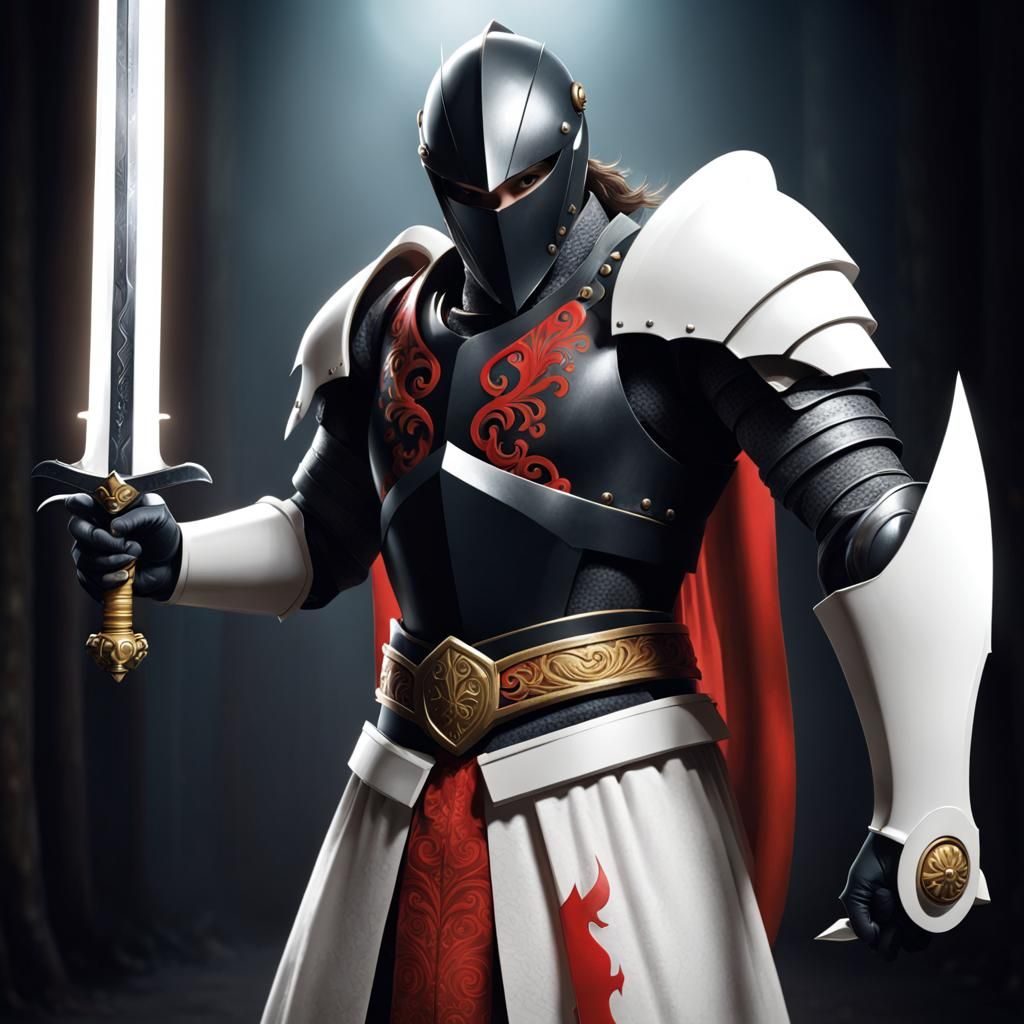 Enlarged Sword Blade Close-Up