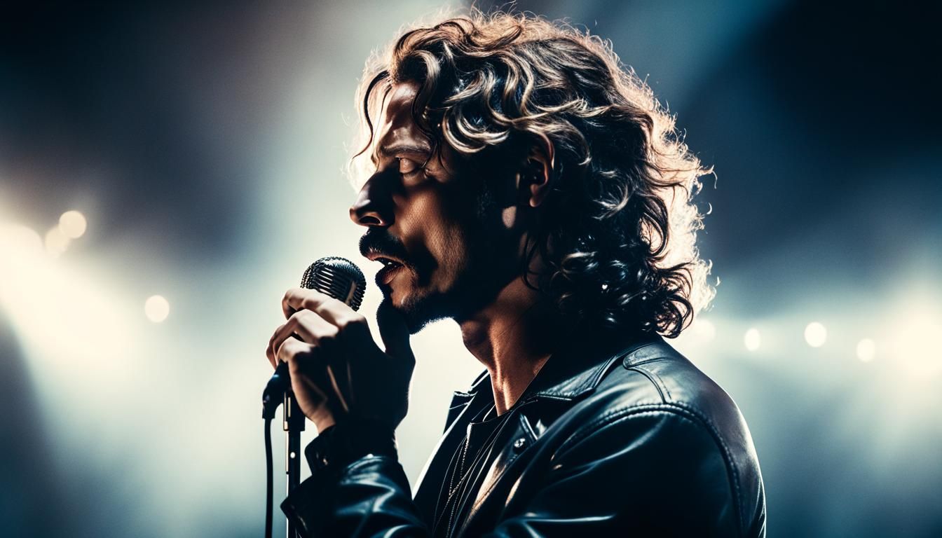 Chris Cornell Double Exposure Portrait