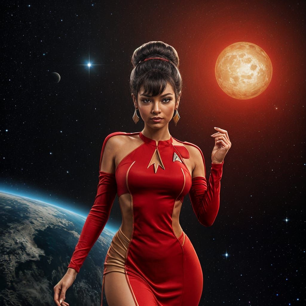 Star Trek stunning Uhura.