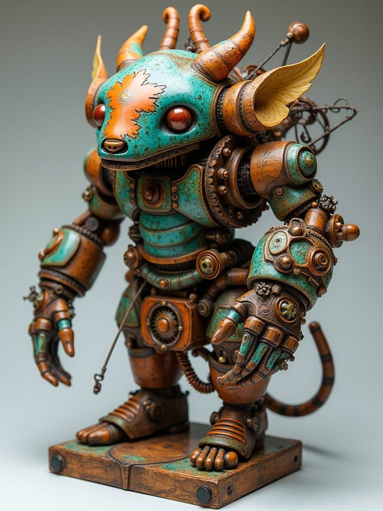 Patchwork Cybercraft Cybersteamcorepunk Doodads Zoomorphic Automata