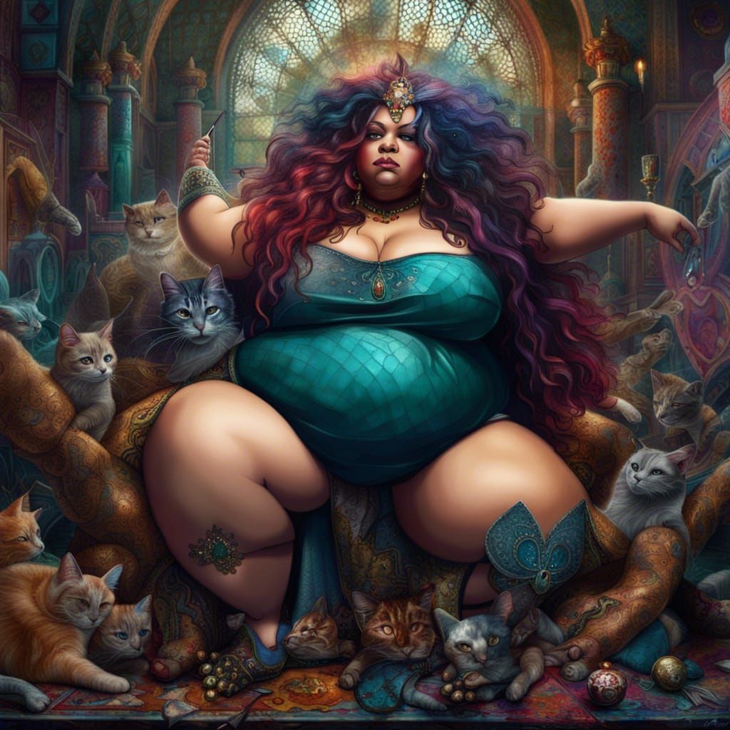 Punk Rock Undine: A Plus Size Goddess