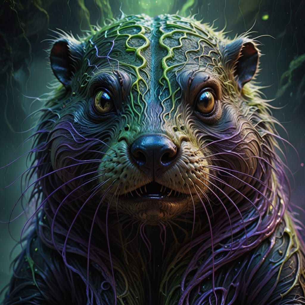 Surreal Beaver from a Distant Realm