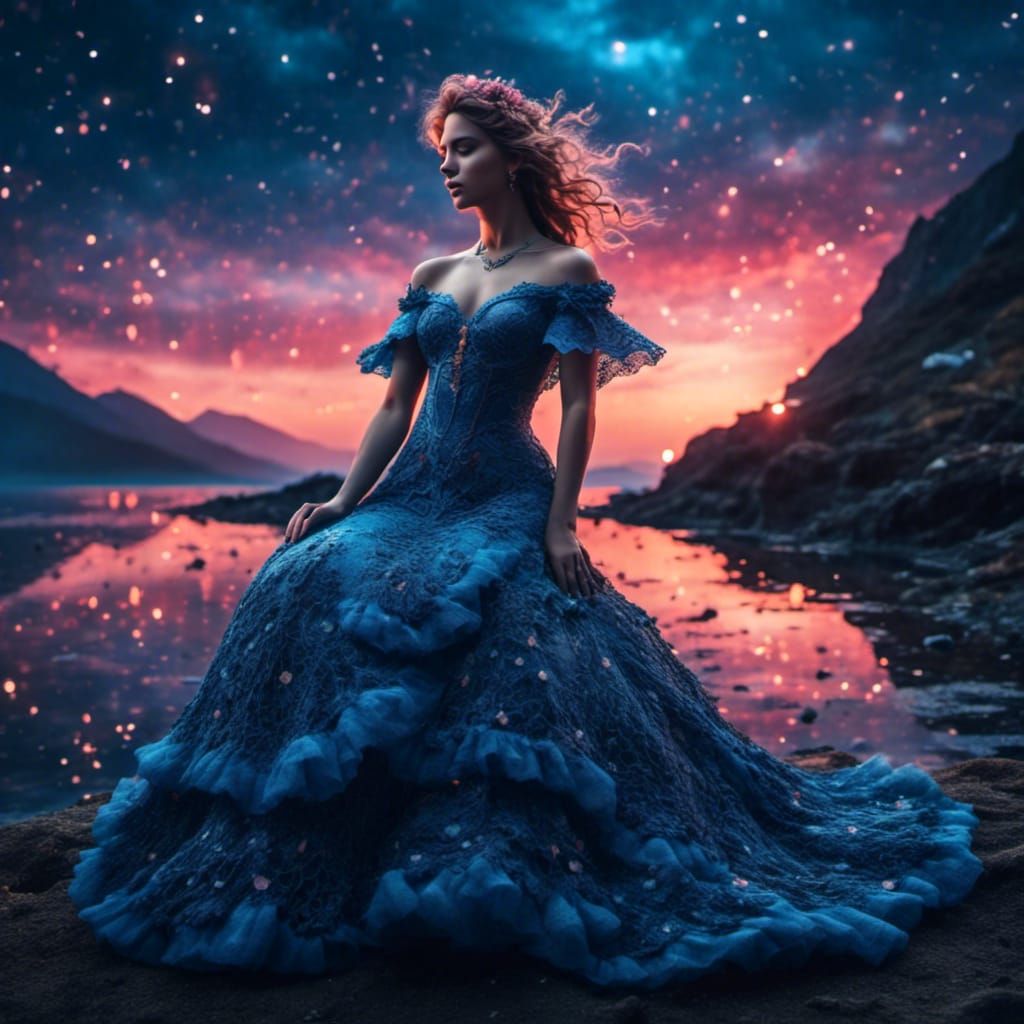 Aphrodite Arising: Ocean Goddess Portrait