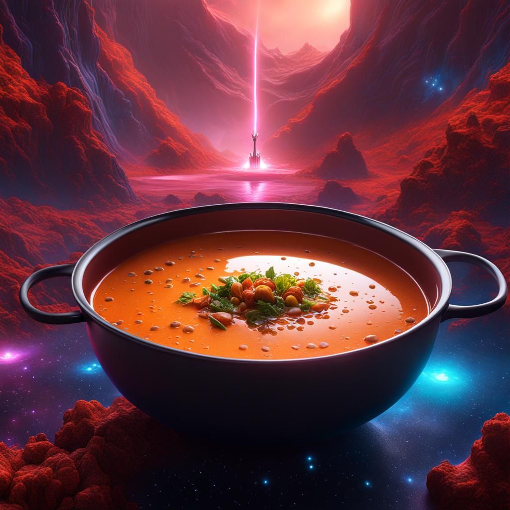 Galaxy Soup: Detailed Matte Painting in Deep Color