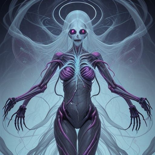 Living Tissue Abomination: Shifting Form of Flesh and Light