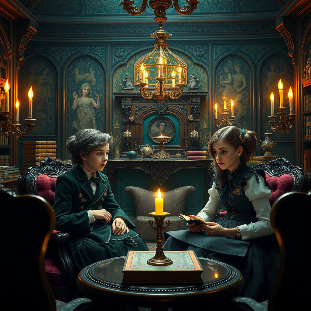 Jamie and Claudia Interview Mrs. Frankweiler: Gothic Study