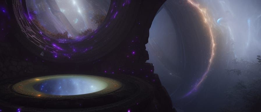 Liminal Space Portal to Galaxy and Singularity