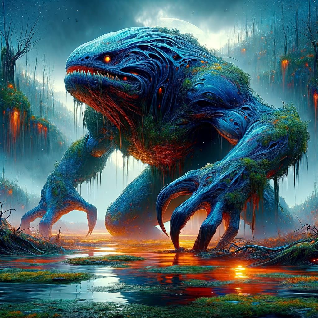 Alien Swamp Monster