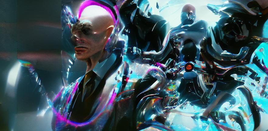 Bald Professor Xavier playing Jerry Was A Race Car Driver, Double Fantasy Paul Atreides the zorro and the lion Jodie Fos...