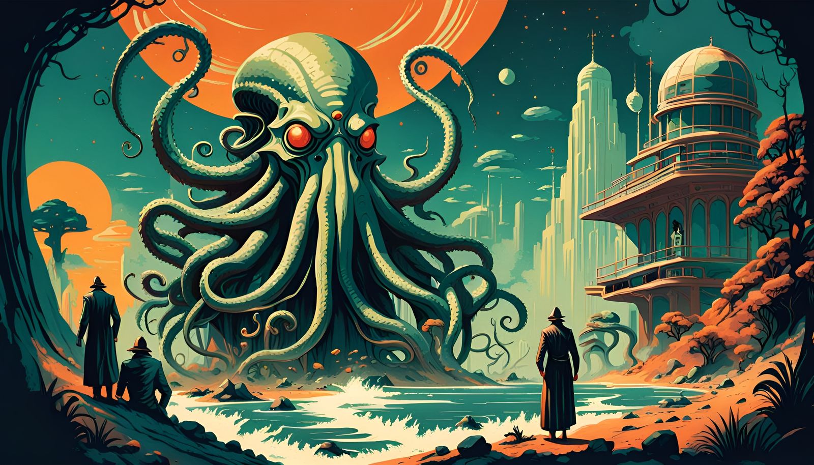 Art Nouveau Steampunk Cthulhu Adventure in Dreamlands