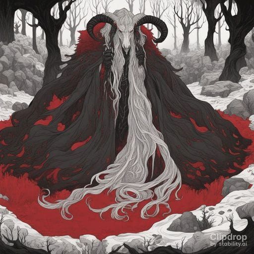 Dark and Mysterious Forest Scene