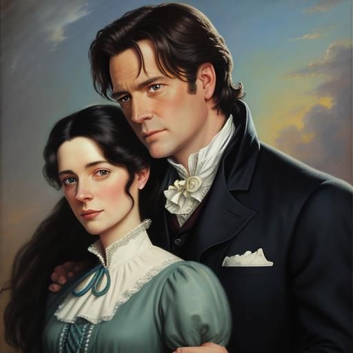 Mr. Darcy and Elizabeth Bennet Portrait