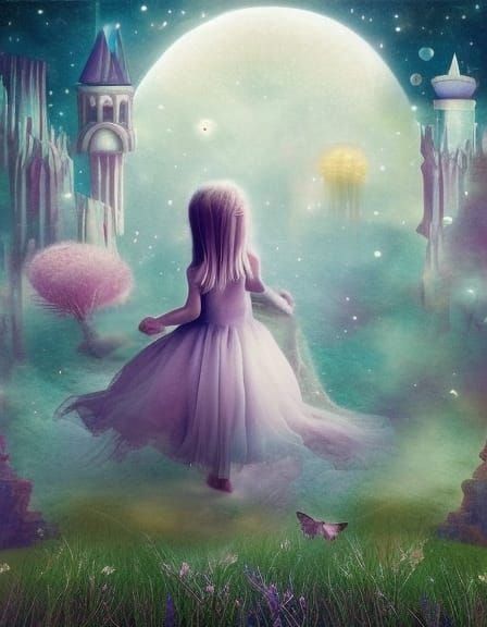 Ethereal Childhood Dream: Surreal Memories in Diffused Light