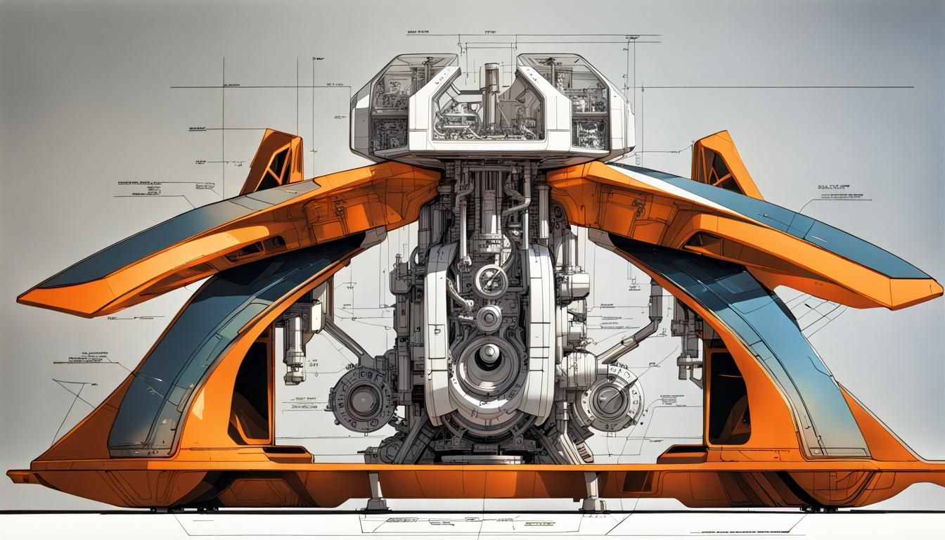 Cyberpunk Biomechanic Engine Technical Blueprint