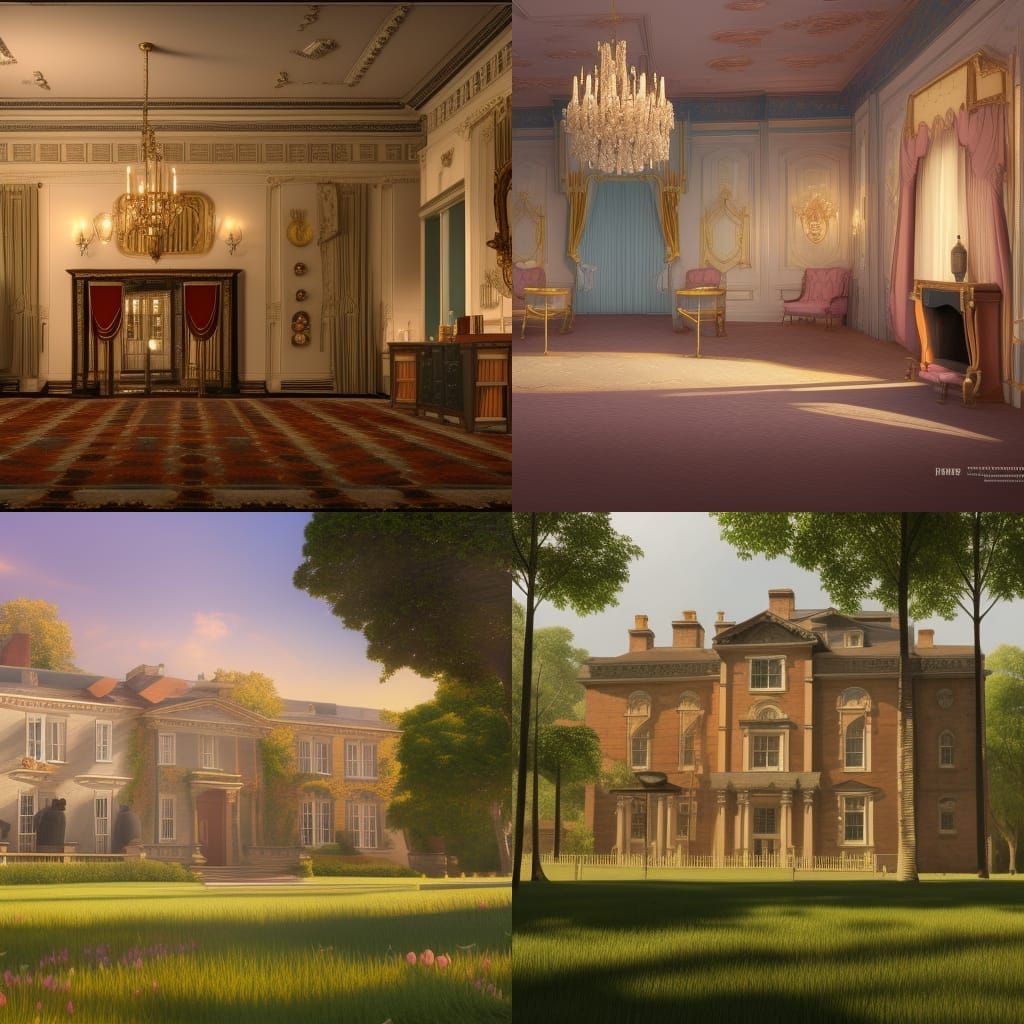 Regency Estate: 3D Animated Concept Art