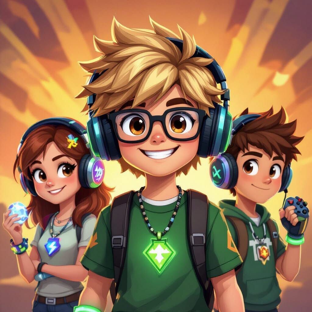 Gaming Gorilla Boy Creates and Destroys with Powers