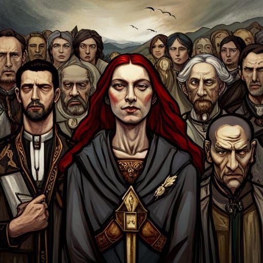 Vampire Lords Peace Meeting in Zombiecore Style