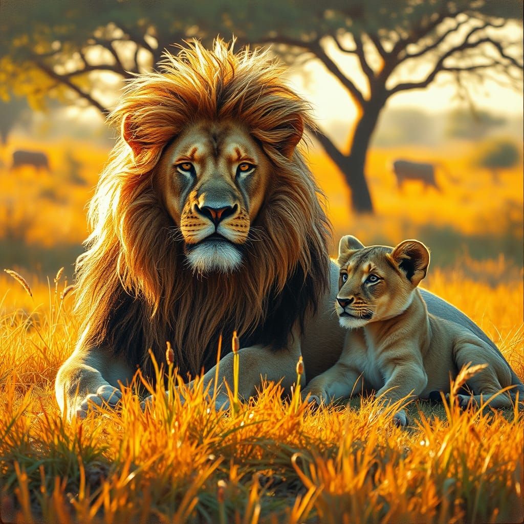 Lion and Cub