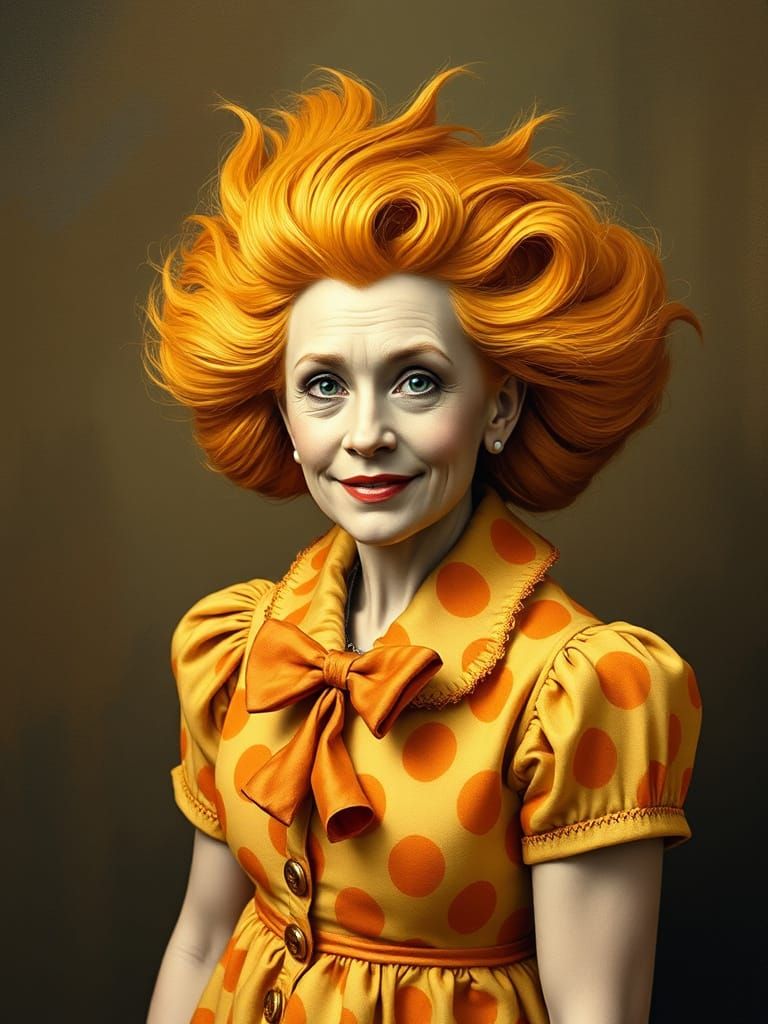 Dressed by Rudyard Kipling Hair by Dr Seuss