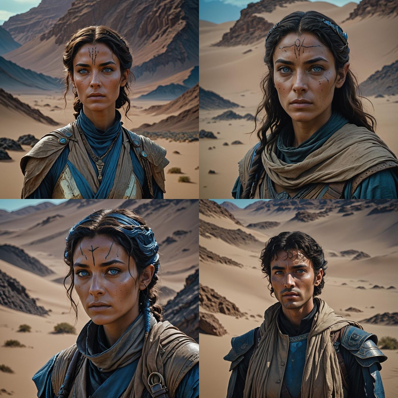 Chani from Dune: Cinematic Portrait of a Young Fremen