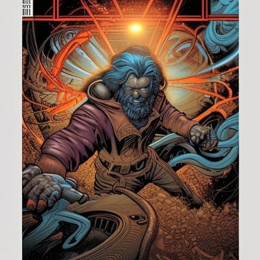 Dynamic Comic Book Art Illustration