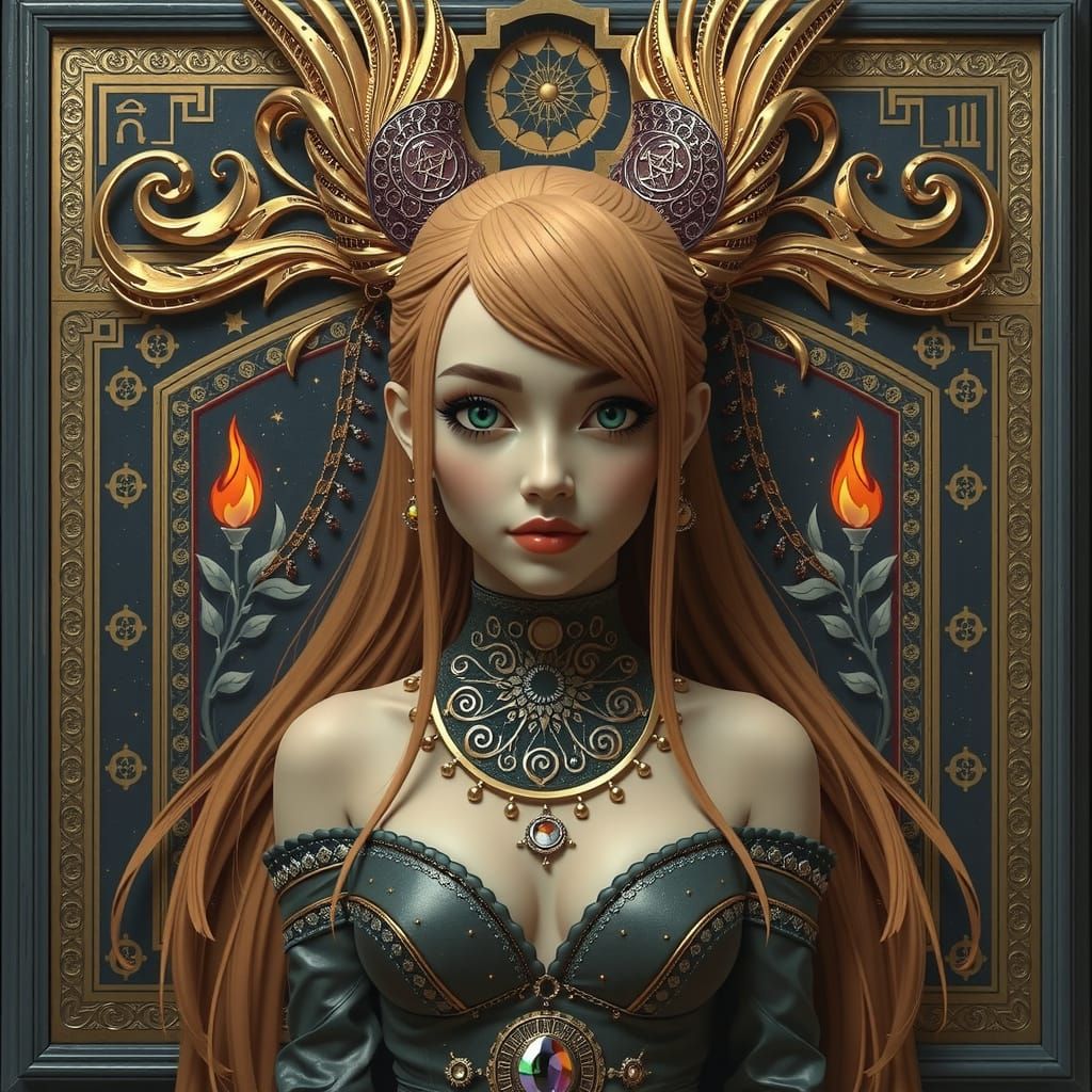 Nautilus Shell with Fibonacci Curves in 3D CGI