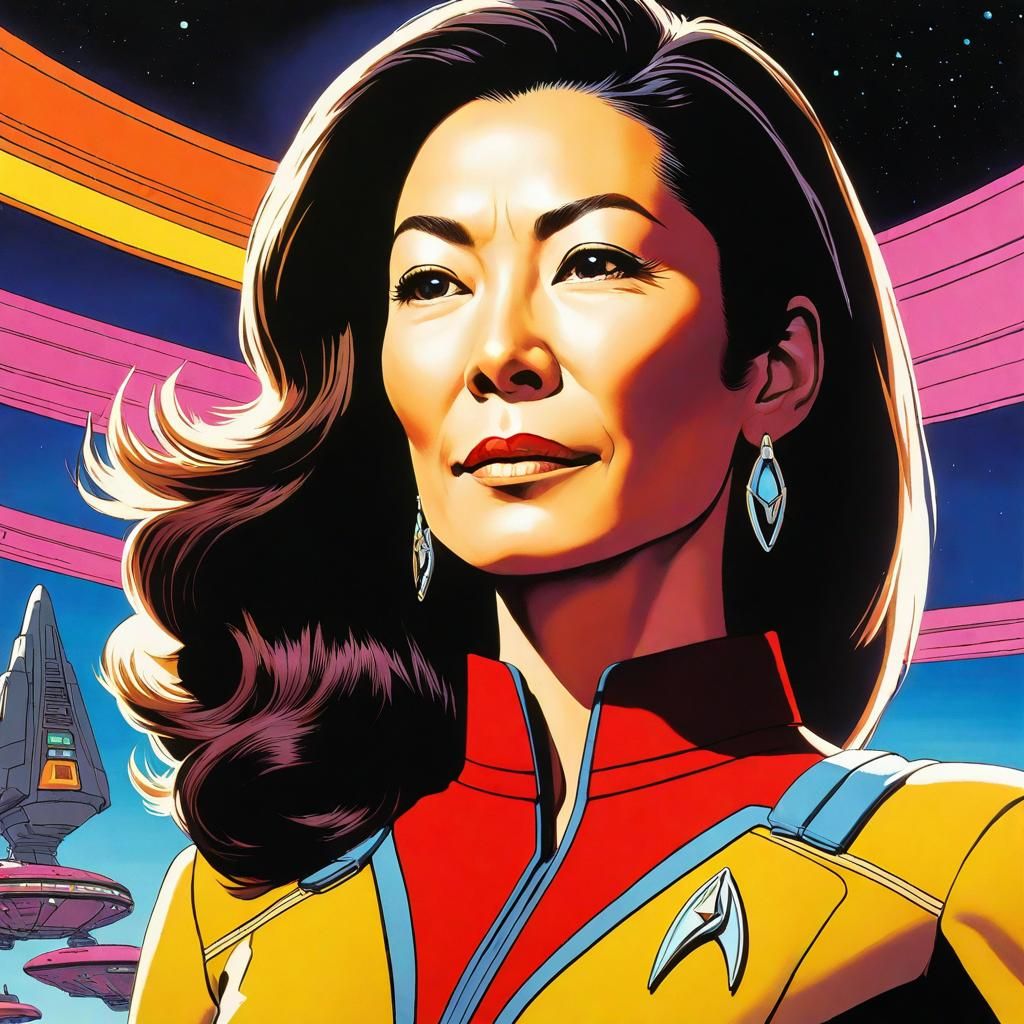 Captain Philippa Georgiou. Retro Trek.