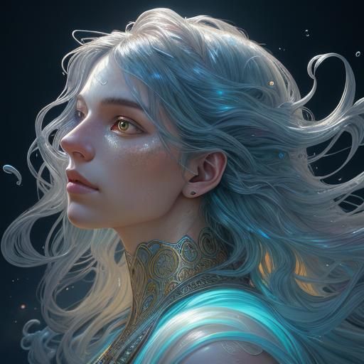 Surreal Portrait in Dreamscape Style