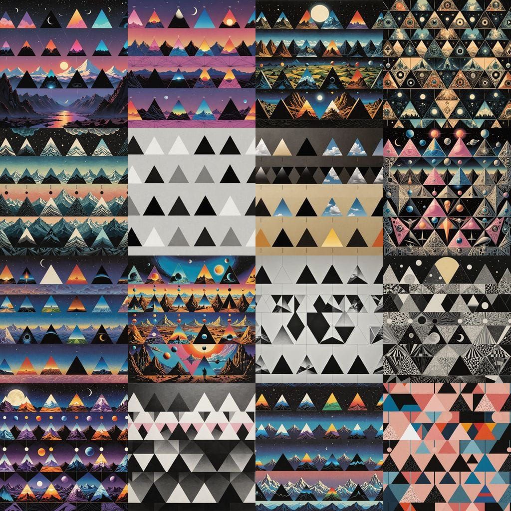 Cosmic Prism Unfolds in Multicolored Layers