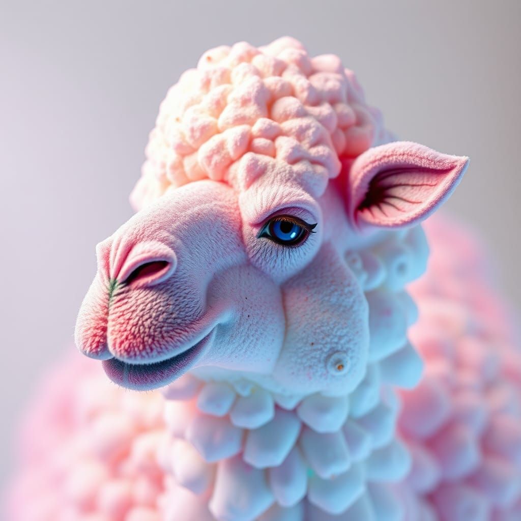 Marshmallowpunk Camel in Pastel Colors