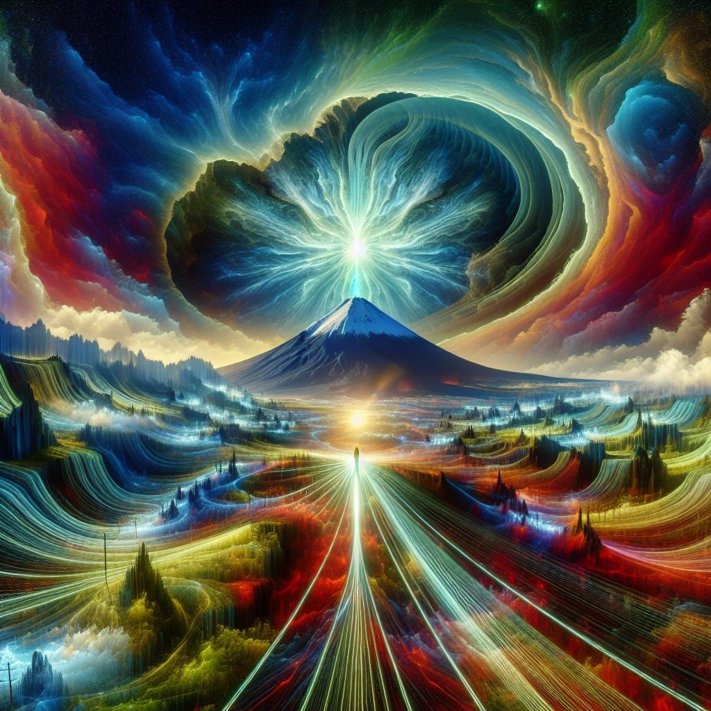 Cotopaxi Volcano in Nuclear Fusion, Telluric Style