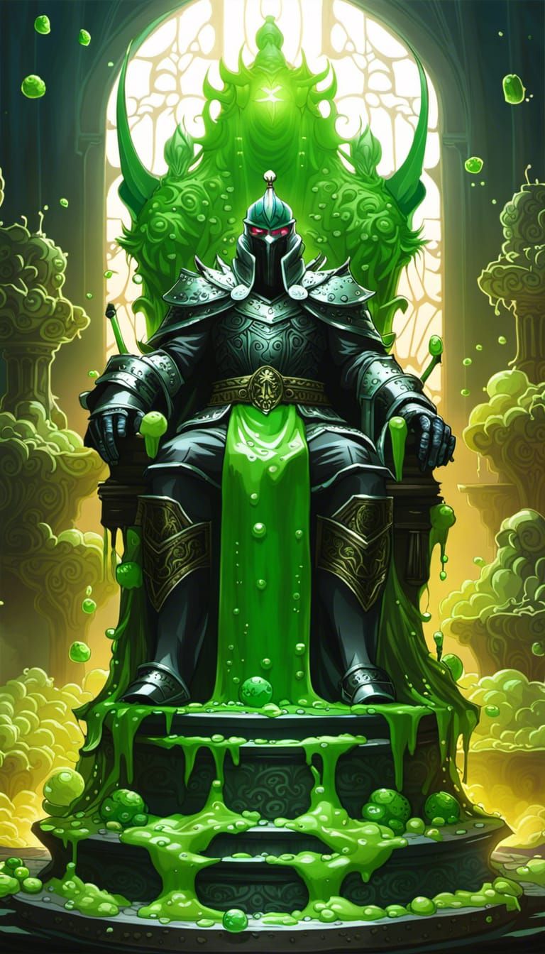 Ooze Emperor on Slime Throne
